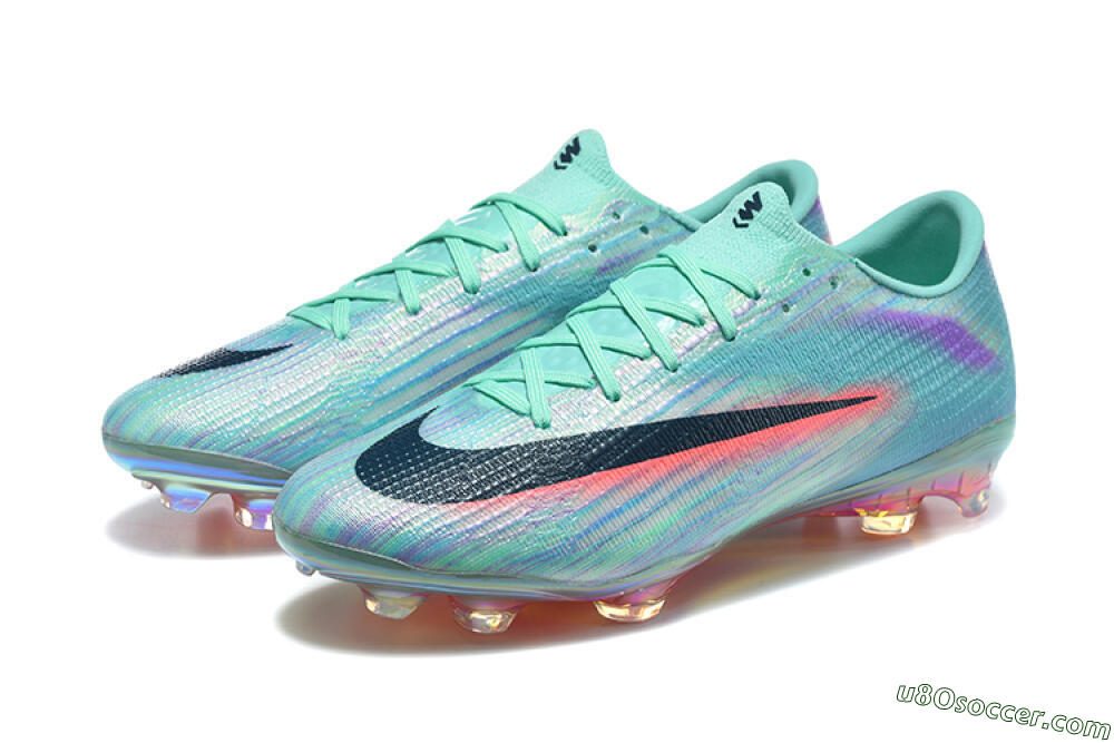 Nike Air Zoom Mercurial Superfly 11 Elite FG Firm Ground Soccer Cleats - Aqua/Iridescent Blue/Coral Glow 5