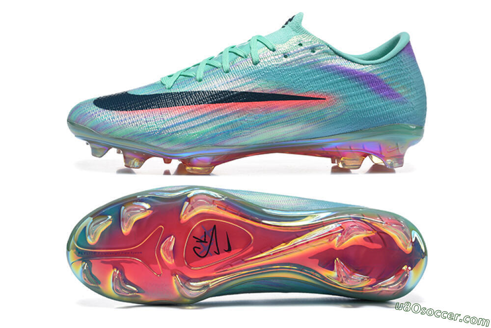 Nike Air Zoom Mercurial Superfly 11 Elite FG Firm Ground Soccer Cleats - Aqua/Iridescent Blue/Coral Glow 0