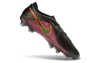 Nike Tiempo Legend 11 Elite FG Firm Ground Soccer Cleats - Black/Crimson Red/Metallic Gold