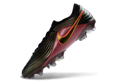Nike Tiempo Legend 11 Elite FG Firm Ground Soccer Cleats - Black/Crimson Red/Metallic Gold