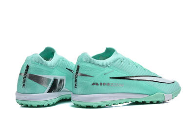 Nike Air Zoom Mercurial Vapor 17 Elite TF Artificial Turf Soccer Shoes - Mint/Aqua Breeze/Soft Green