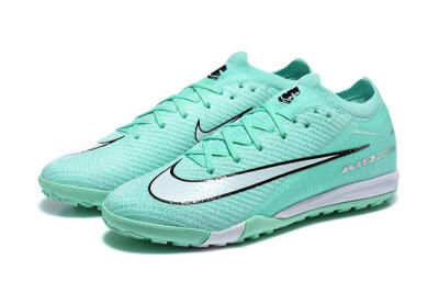 Nike Air Zoom Mercurial Vapor 17 Elite TF Artificial Turf Soccer Shoes - Mint/Aqua Breeze/Soft Green