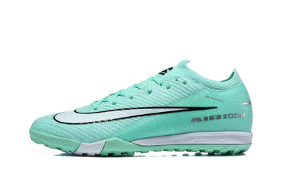 Nike Air Zoom Mercurial Vapor 17 Elite TF Artificial Turf Soccer Shoes - Mint/Aqua Breeze/Soft Green
