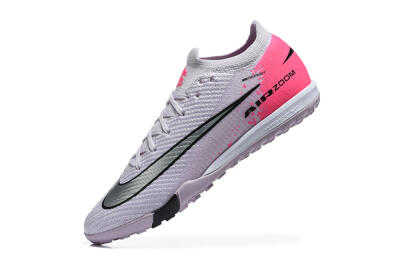 Nike Air Zoom Mercurial Vapor 17 Elite TF Artificial Turf Soccer Shoes - Lavender/Electric Pink/Sleek Silver