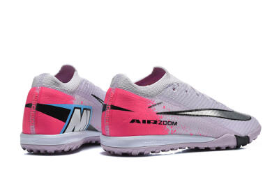Nike Air Zoom Mercurial Vapor 17 Elite TF Artificial Turf Soccer Shoes - Lavender/Electric Pink/Sleek Silver