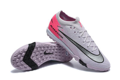 Nike Air Zoom Mercurial Vapor 17 Elite TF Artificial Turf Soccer Shoes - Lavender/Electric Pink/Sleek Silver
