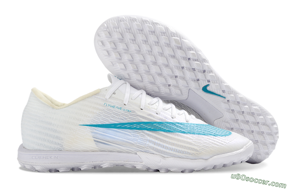 Nike Air Zoom Mercurial Superfly 11 Elite TF Artificial Turf Soccer Shoes - White/Aqua Blue/Frosted White 1