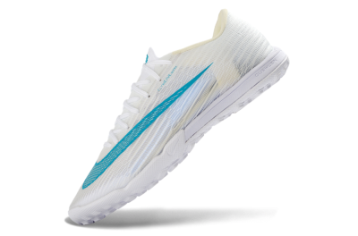 Nike Air Zoom Mercurial Superfly 11 Elite TF Artificial Turf Soccer Shoes - White/Aqua Blue/Frosted White