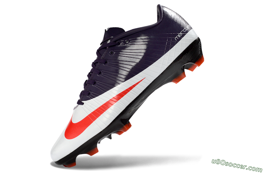 Nike CR7 Mercurial Superfly RGN FG Firm Ground Soccer Cleats - Purple/Crimson Red/Metallic Silver 5