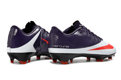 Nike CR7 Mercurial Superfly RGN FG Firm Ground Soccer Cleats - Purple/Crimson Red/Metallic Silver