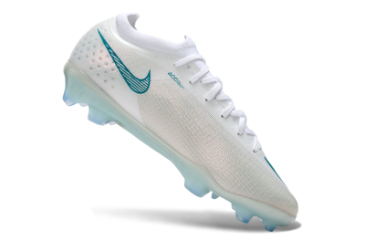 Nike Air Zoom Mercurial Vapor 17 Elite FG Firm Ground Soccer Cleats - White/Aqua Blue/Crystal Clear