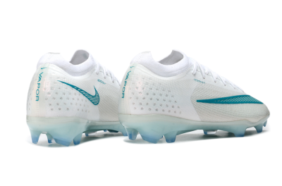 Nike Air Zoom Mercurial Vapor 17 Elite FG Firm Ground Soccer Cleats - White/Aqua Blue/Crystal Clear