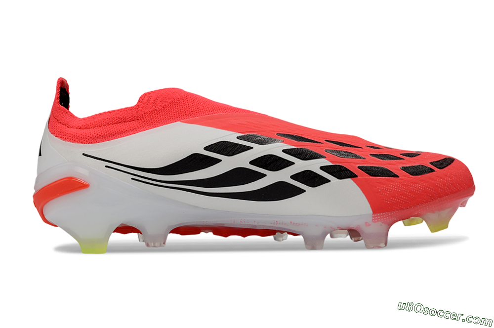 Adidas Predator 26 Elite Laceless FG Firm Ground Soccer Cleats - Pink/Electric Pink/White 4
