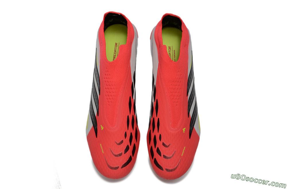 Adidas Predator 26 Elite Laceless FG Firm Ground Soccer Cleats - Pink/Electric Pink/White 5