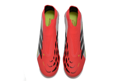 Adidas Predator 26 Elite Laceless FG Firm Ground Soccer Cleats - Pink/Electric Pink/White