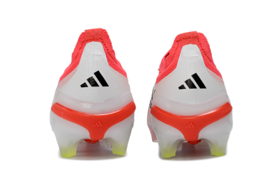 Adidas Predator 26 Elite Laceless FG Firm Ground Soccer Cleats - Pink/Electric Pink/White