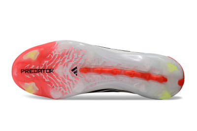 Adidas Predator 26 Elite Laceless FG Firm Ground Soccer Cleats - Pink/Electric Pink/White