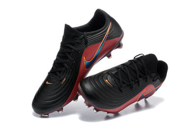 Nike Tiempo Legend 11 Elite FG Firm Ground Soccer Cleats - Black/Crimson Red/Jet Black
