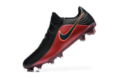 Nike Tiempo Legend 11 Elite FG Firm Ground Soccer Cleats - Black/Crimson Red/Jet Black