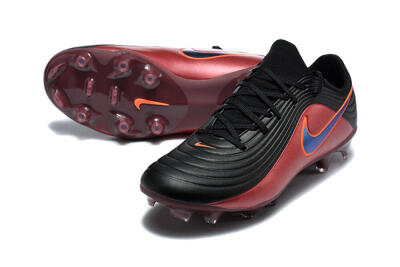 Nike Tiempo Legend 11 Elite FG Firm Ground Soccer Cleats - Black/Crimson Red/Jet Black
