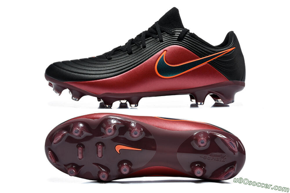 Nike Tiempo Legend 11 Elite FG Firm Ground Soccer Cleats - Black/Crimson Red/Jet Black 0