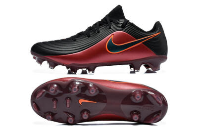 Nike Tiempo Legend 11 Elite FG Firm Ground Soccer Cleats - Black/Crimson Red/Jet Black