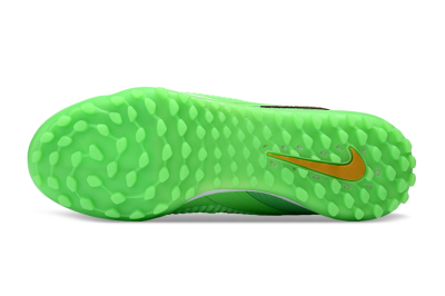Nike Phantom 6 Elite Low TF Artificial Turf Soccer Shoes - Green/Lime Green/Brown