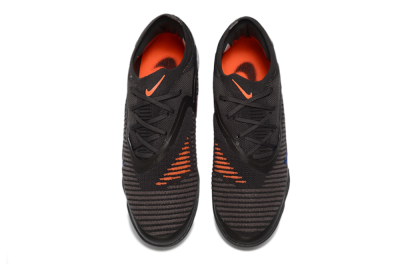 Nike Phantom 6 Elite Low TF Artificial Turf Soccer Shoes - Black/Electric Green/Orange Blaze