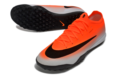 Nike Air Zoom Mercurial Vapor 17 Elite TF Artificial Turf Soccer Shoes - Orange/Bright Coral/Sleek Black