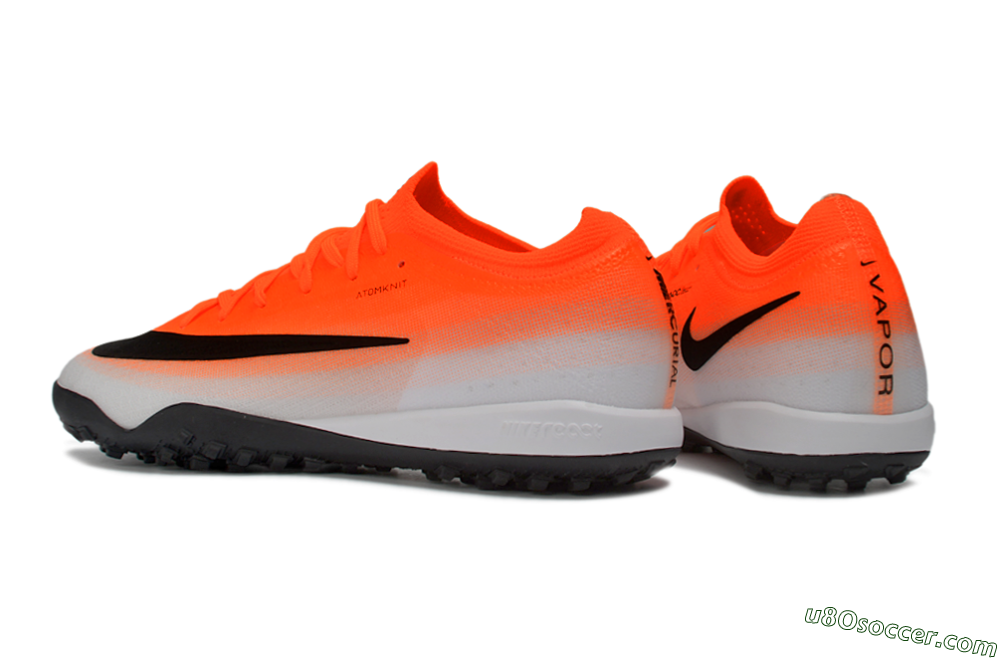 Nike Air Zoom Mercurial Vapor 17 Elite TF Artificial Turf Soccer Shoes - Orange/Bright Coral/Sleek Black 5