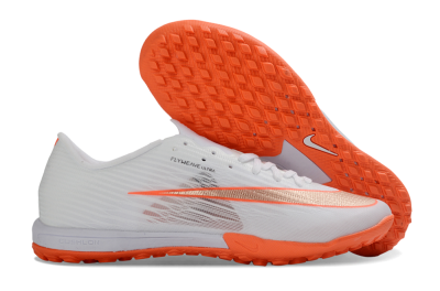 Nike Air Zoom Mercurial Superfly 11 Elite TF Artificial Turf Soccer Shoes - White/Bright Orange/Sleek Silver