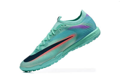 Nike Air Zoom Mercurial Vapor 17 Elite TF Artificial Turf Soccer Shoes - Aqua/Coral Burst/Aqua Mist