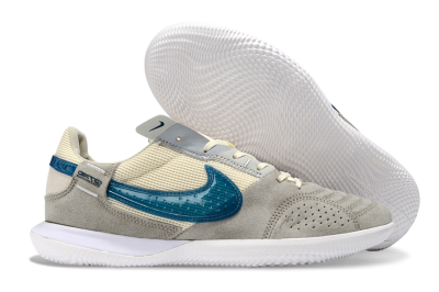 Nike Street Gato IC Indoor & Futsal Soccer Shoes - Gray/Teal Accent/Neutral Shade