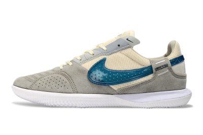Nike Street Gato IC Indoor & Futsal Soccer Shoes - Gray/Teal Accent/Neutral Shade