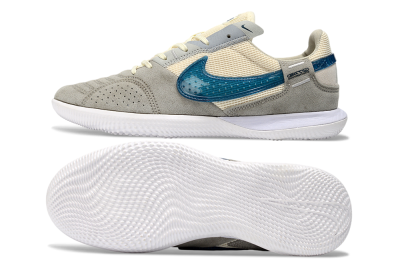Nike Street Gato IC Indoor & Futsal Soccer Shoes - Gray/Teal Accent/Neutral Shade