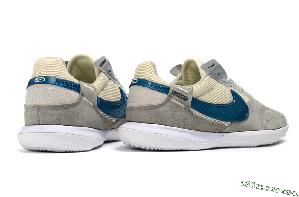 Nike Street Gato IC Indoor & Futsal Soccer Shoes - Gray/Teal Accent/Neutral Shade 6
