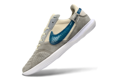 Nike Street Gato IC Indoor & Futsal Soccer Shoes - Gray/Teal Accent/Neutral Shade