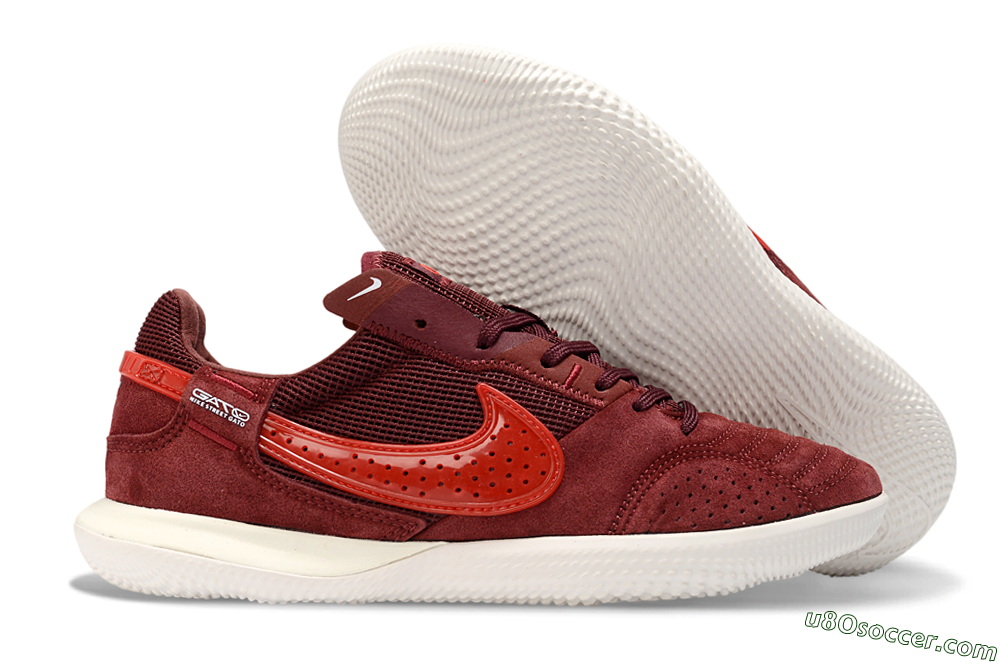 Nike Street Gato IC Indoor & Futsal Soccer Shoes - Red/Crimson Red/Ruby Red 1