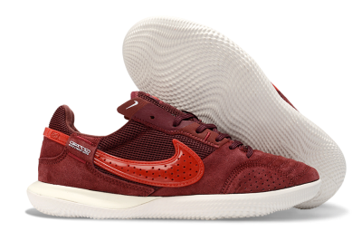 Nike Street Gato IC Indoor & Futsal Soccer Shoes - Red/Crimson Red/Ruby Red