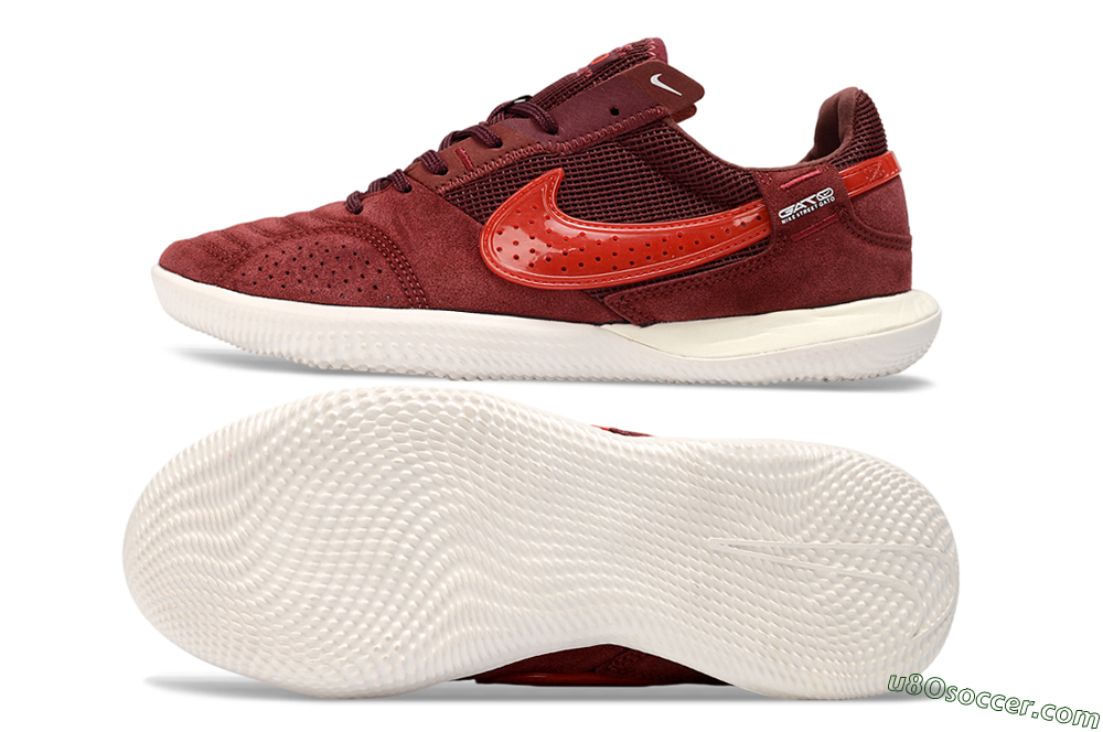 Nike Street Gato IC Indoor & Futsal Soccer Shoes - Red/Crimson Red/Ruby Red 0