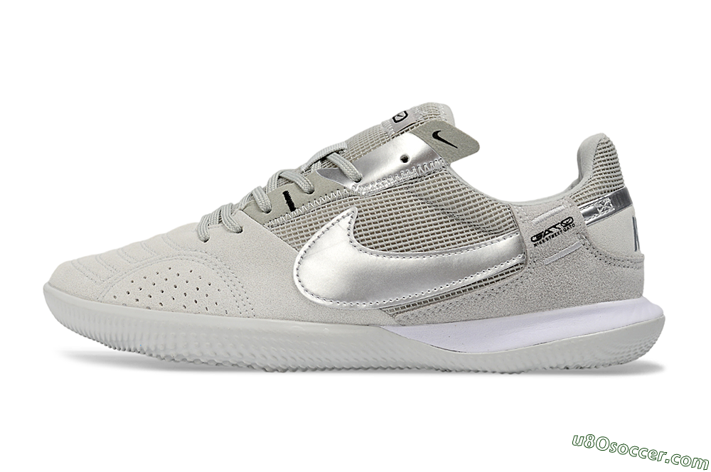 Nike Street Gato IC Indoor & Futsal Soccer Shoes - Gray/Silver Mist/Shadow Gray 2