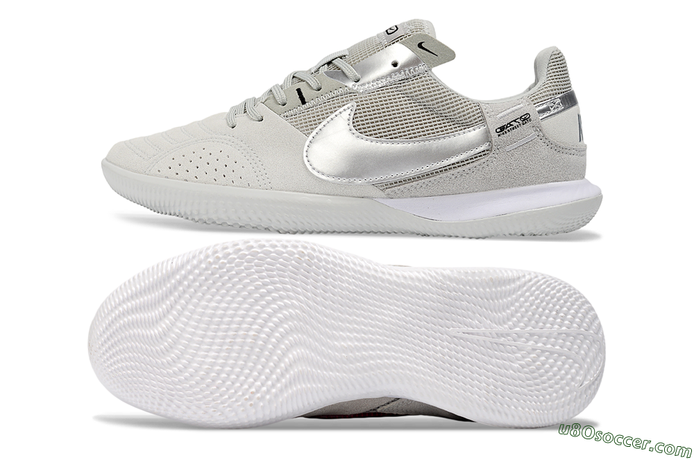 Nike Street Gato IC Indoor & Futsal Soccer Shoes - Gray/Silver Mist/Shadow Gray 0