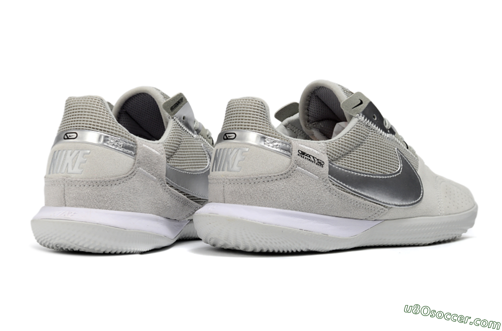 Nike Street Gato IC Indoor & Futsal Soccer Shoes - Gray/Silver Mist/Shadow Gray 6