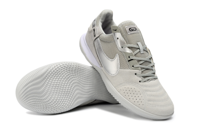Nike Street Gato IC Indoor & Futsal Soccer Shoes - Gray/Silver Mist/Shadow Gray