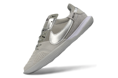 Nike Street Gato IC Indoor & Futsal Soccer Shoes - Gray/Silver Mist/Shadow Gray