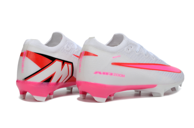 Nike Air Zoom Mercurial Vapor 16 Elite FG Firm Ground Soccer Cleats - White/Neon Pink/Hot Pink