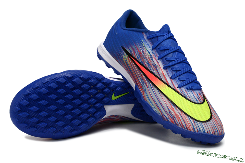 Nike Air Zoom Mercurial Superfly 11 Elite TF Artificial Turf Soccer Shoes - Blue/Electric Blue/Neon Yellow 3