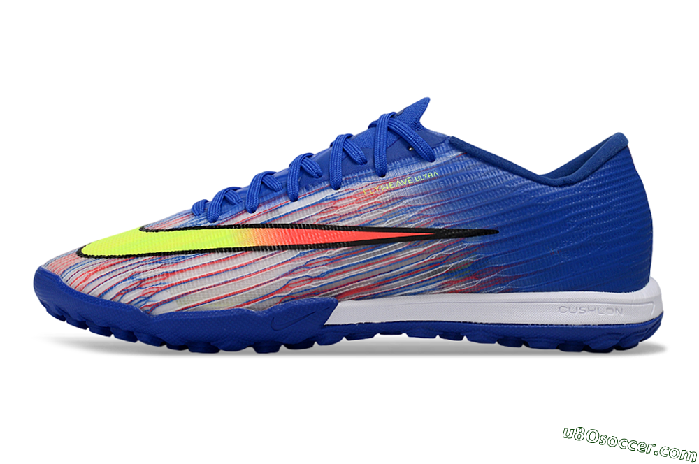 Nike Air Zoom Mercurial Superfly 11 Elite TF Artificial Turf Soccer Shoes - Blue/Electric Blue/Neon Yellow 2