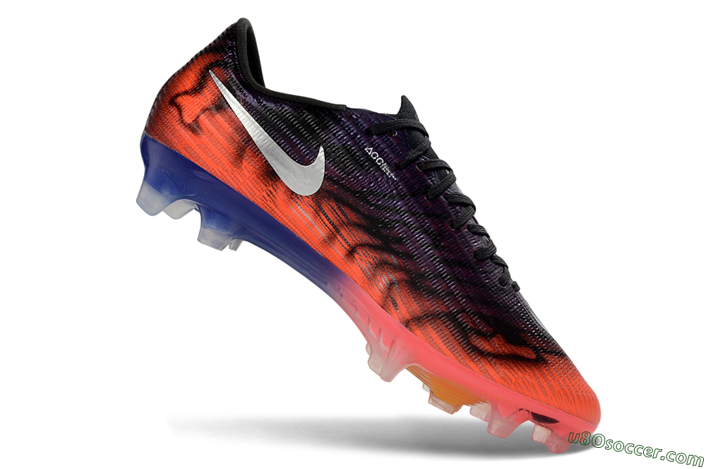 Nike Air Zoom Mercurial Superfly 11 Elite FG Firm Ground Soccer Cleats - Orange/Vibrant Red/Deep Blue 4