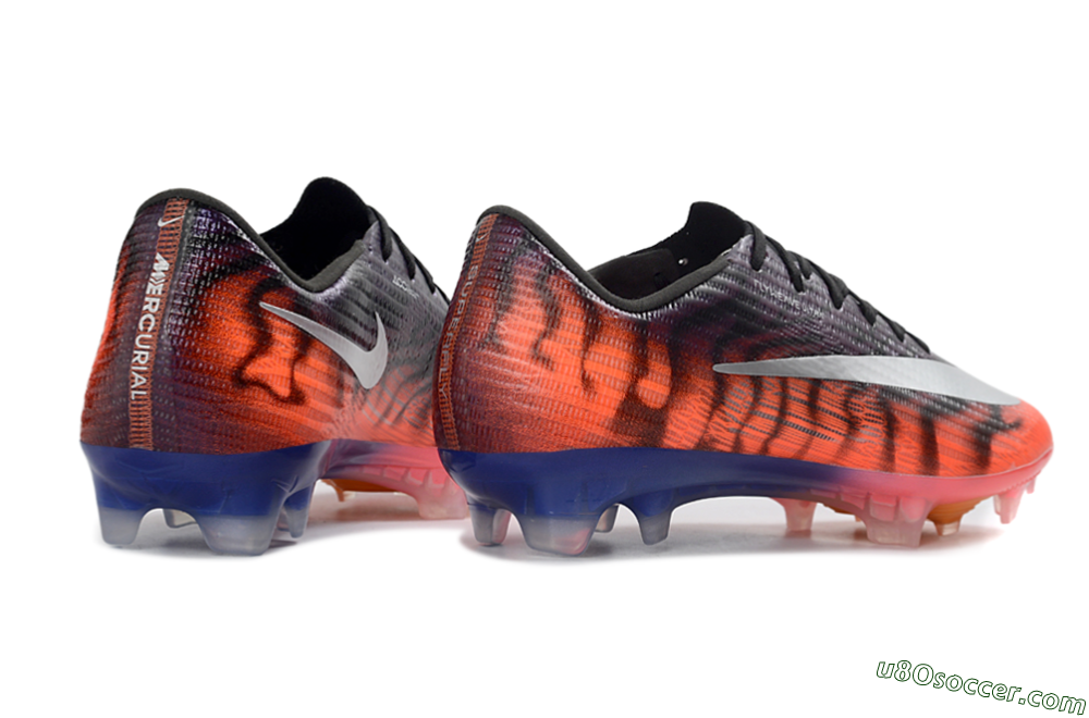 Nike Air Zoom Mercurial Superfly 11 Elite FG Firm Ground Soccer Cleats - Orange/Vibrant Red/Deep Blue 6
